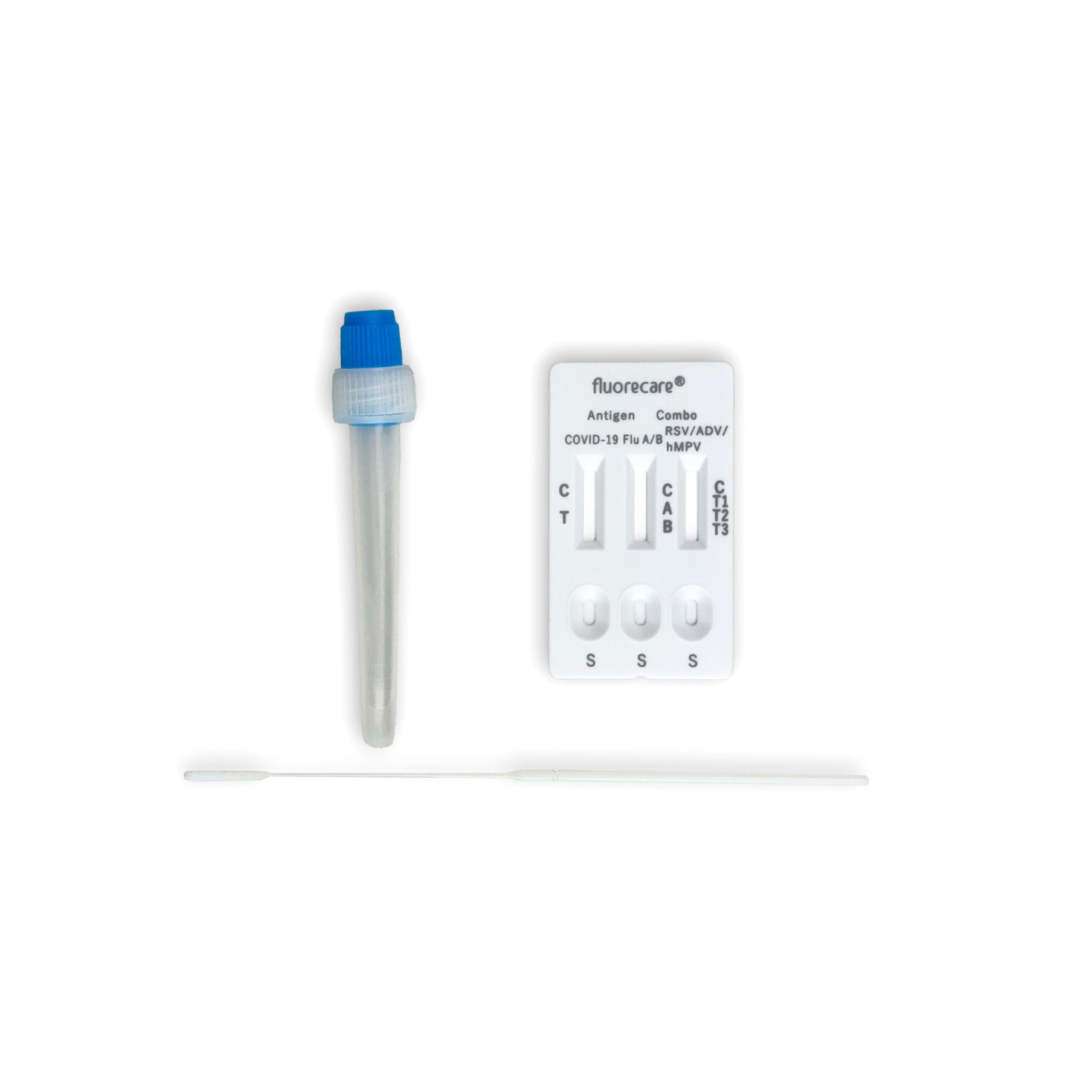Fluorecare 4in1 Combo Test Corona, Influenza A/B & RSV, 25 Pieces