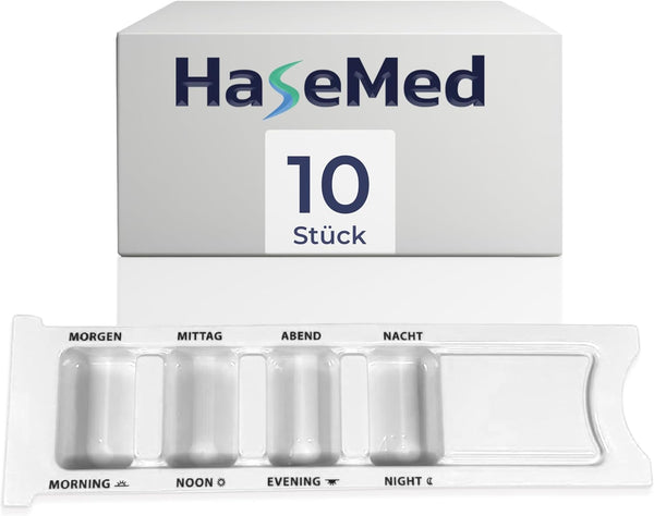 Kasetka HaseMed 4-przegródkowa na 1 dzień | 10 szt.