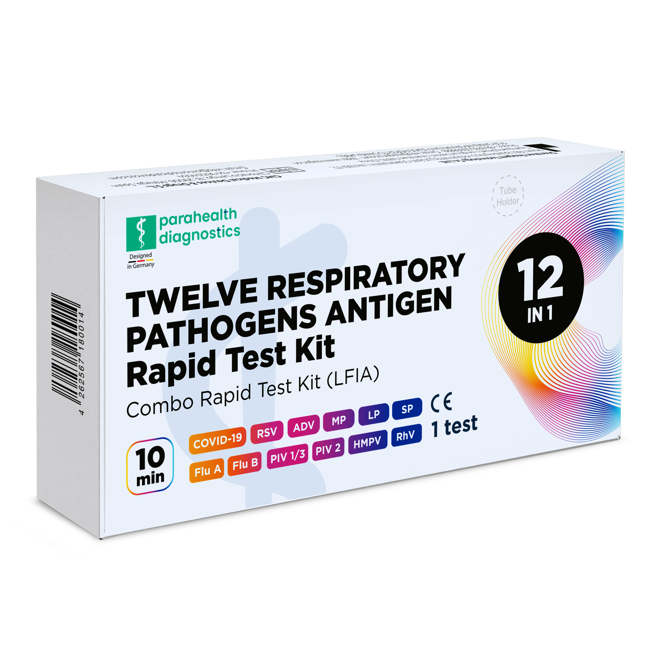 parahealth diagnostics 12-in-1 Szybki test antygenowy do diagnostyki chorób dróg oddechowych