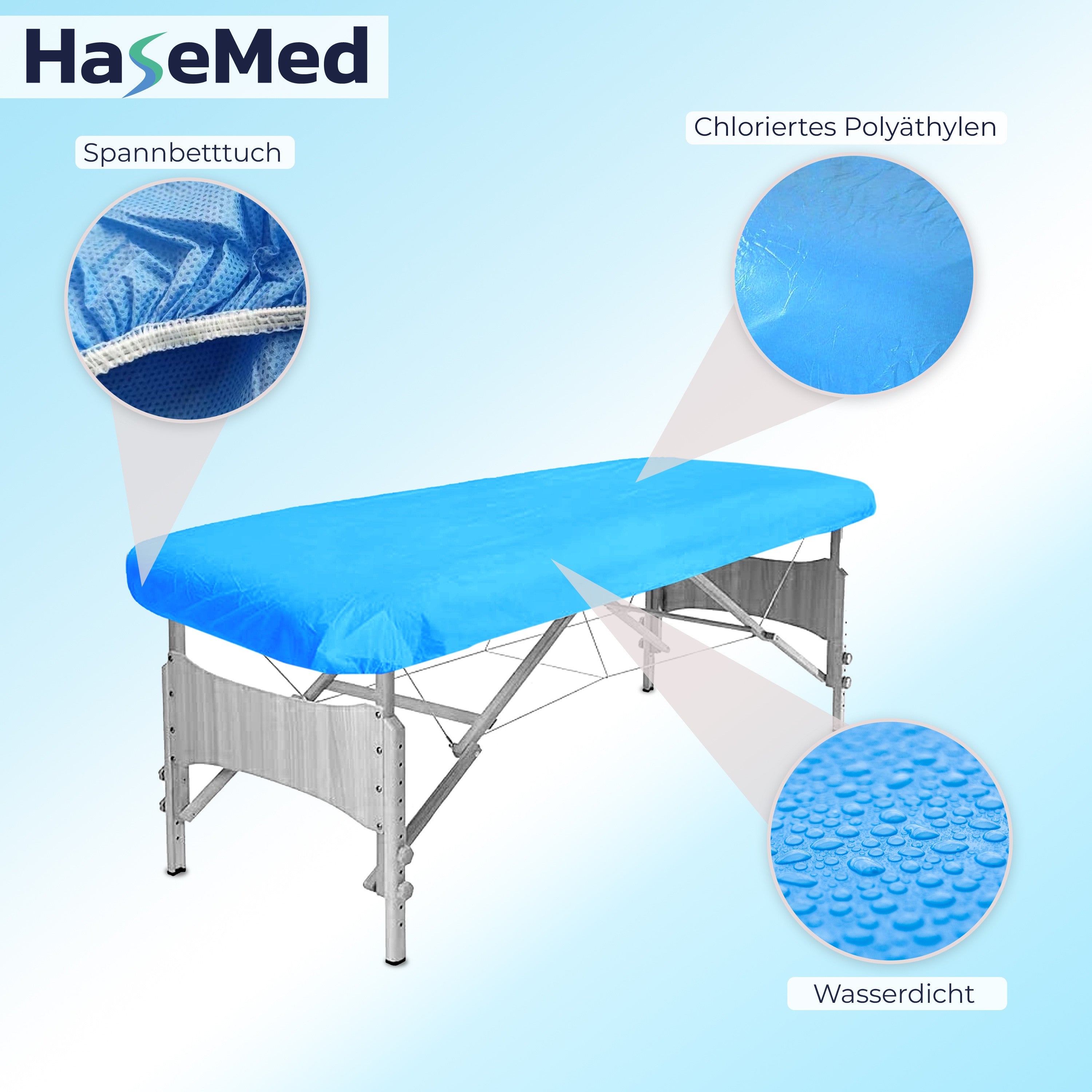 HaseMed Mattress Protector 210x90x20cm | 10 Pieces