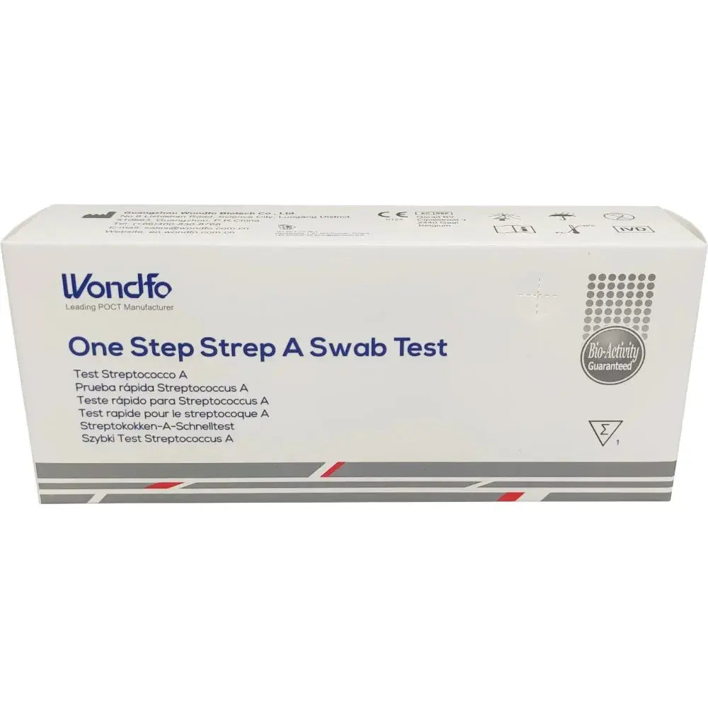Szybki test Wondfo na paciorkowce grupy A – test na szkarlatynę