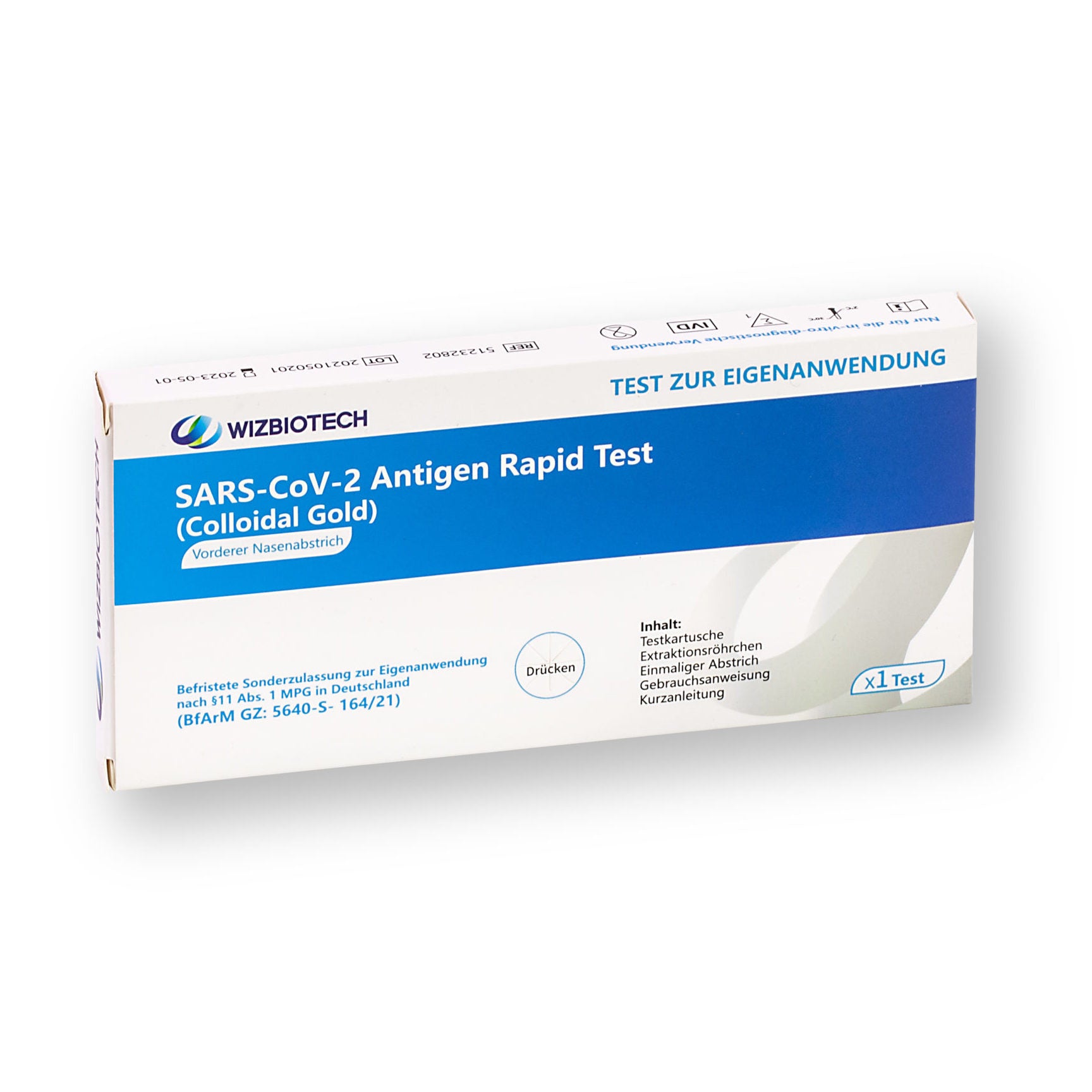 WIZ Biotech Corona Antigen Rapid Test for Home Use Nasal