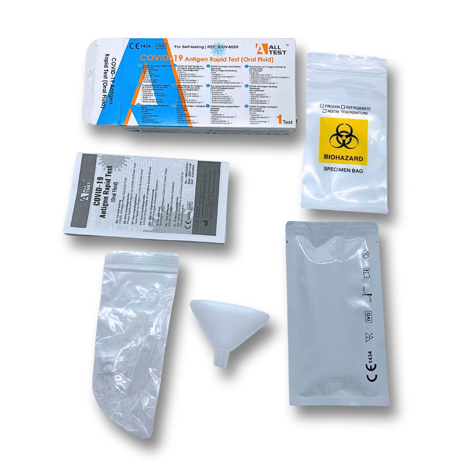 Alltest Corona Antigen Rapid Test (Saliva, for Self-Testing)