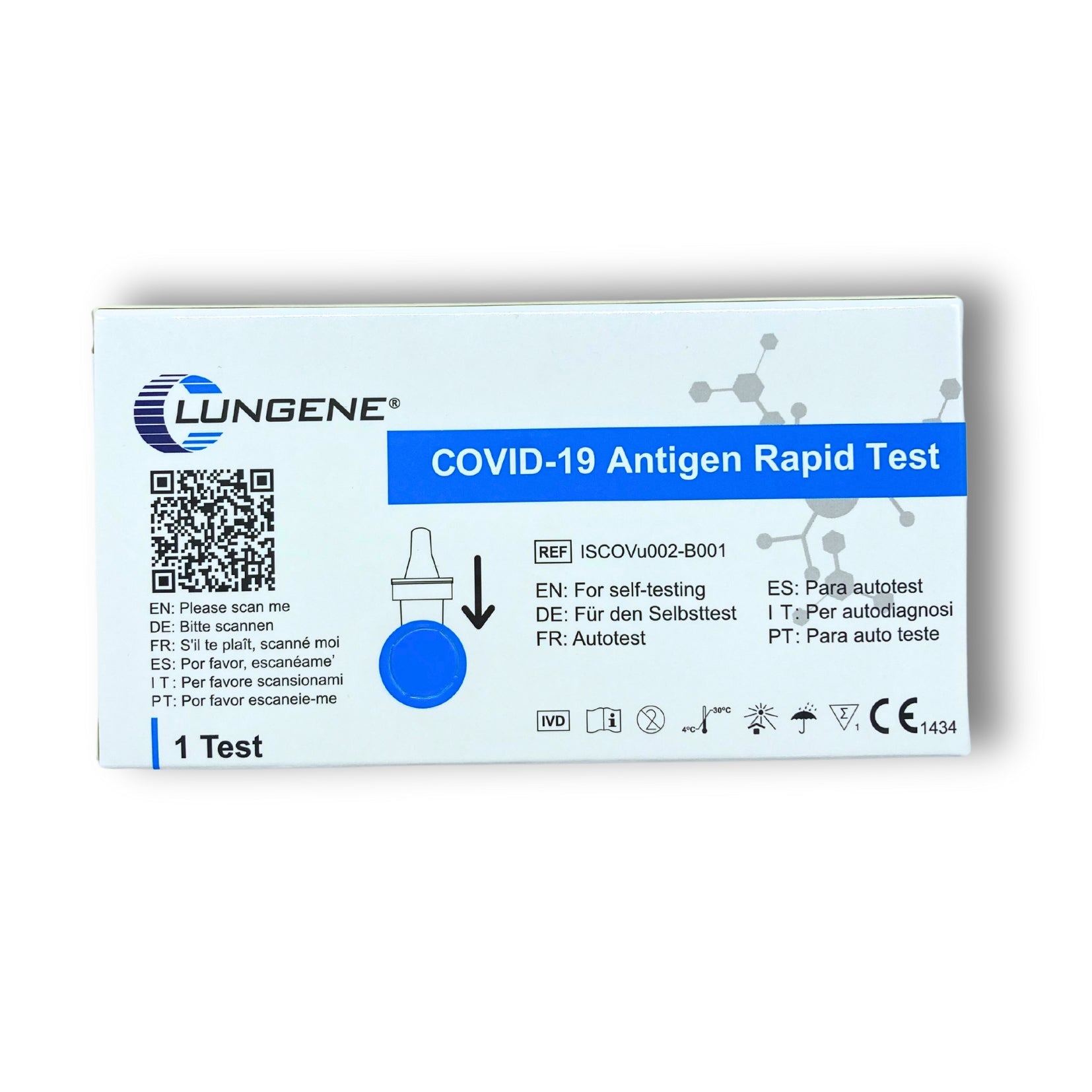 Clungene Corona Antigen Rapid Test for Home Use 1 Piece